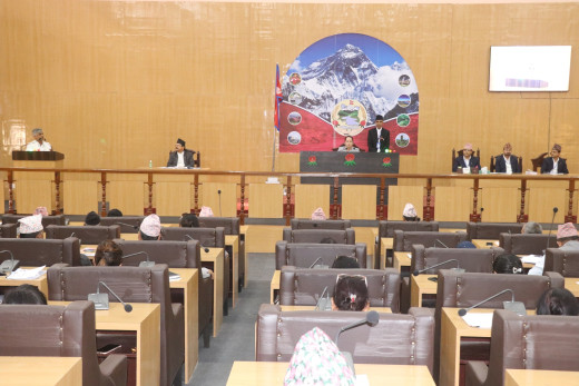 कोशीमा प्रदेश सभा बैठक जारी, माओवादीले माग्यो मुख्यमन्त्रीका लागि विश्वासको मत